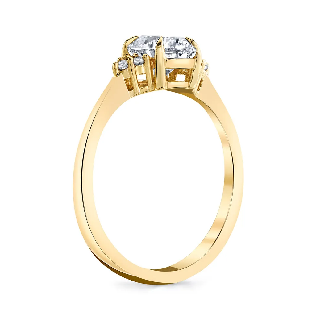 1.07 cttw. Oval Diamond Ring