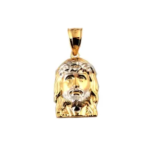 10K Yellow Gold 1.30 Grams Jesus Face Pendent