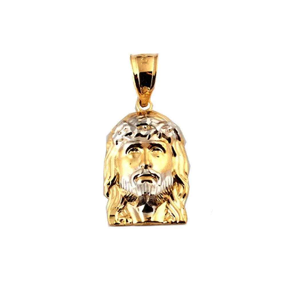 10K Yellow Gold 1.30 Grams Jesus Face Pendent