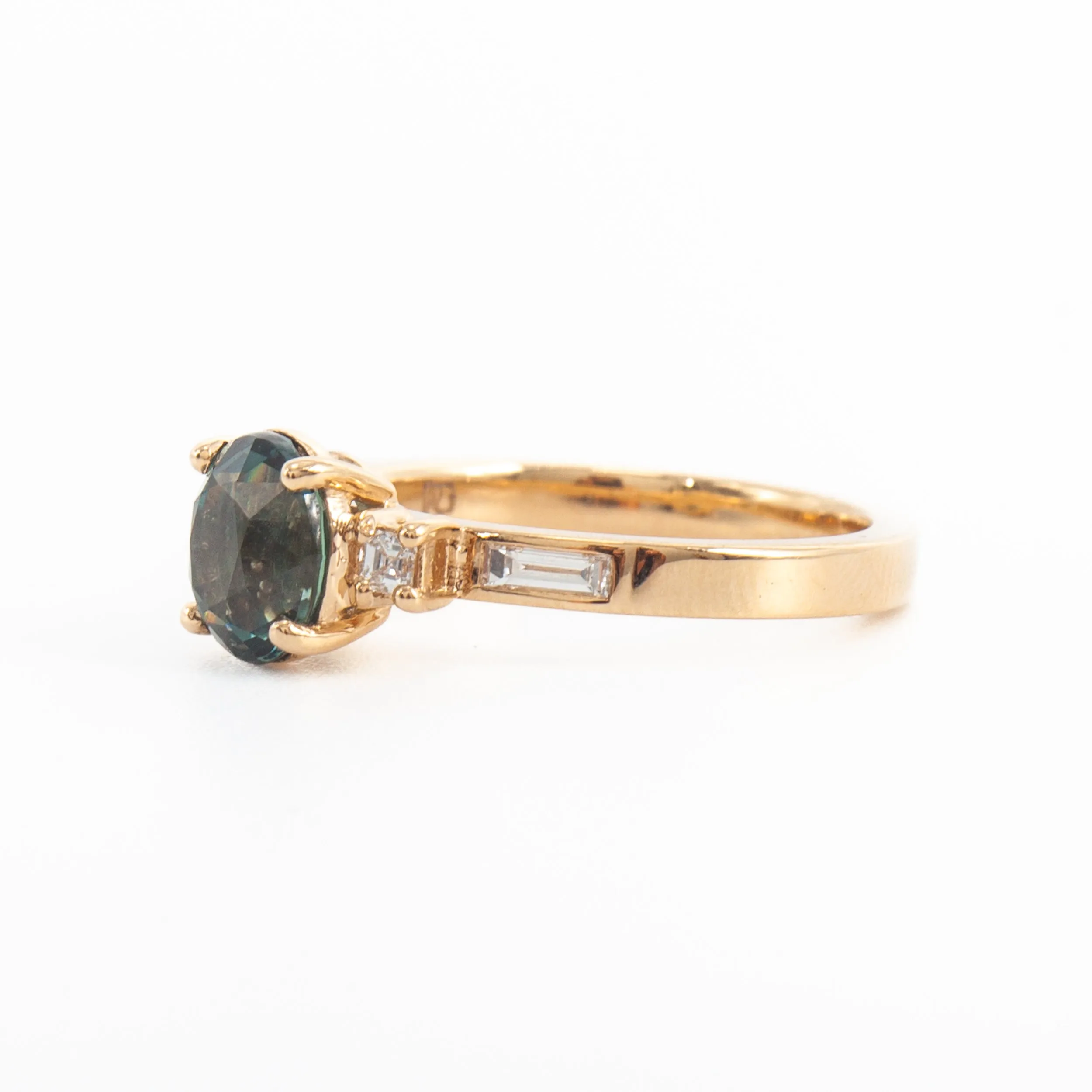 1.87 ct Oval Sapphire Hope Ring