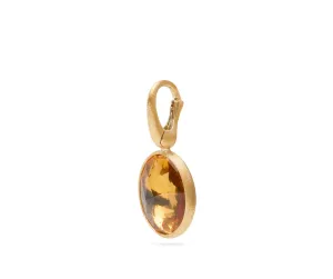 18K Yellow Gold Gemstone Pendant