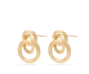 18K Yellow Gold Linked Earrings