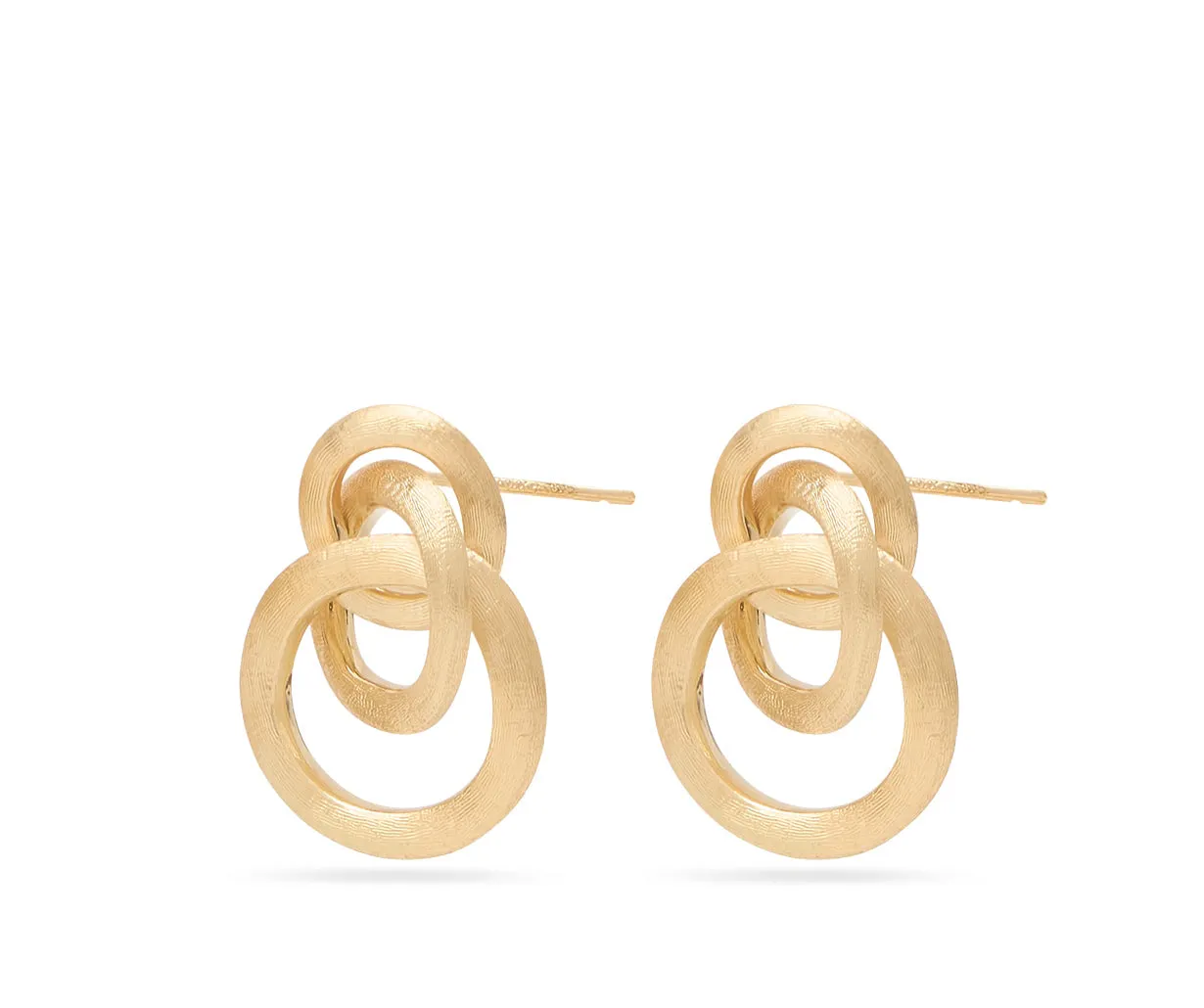 18K Yellow Gold Linked Earrings