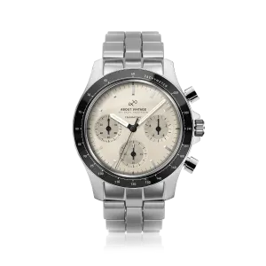 1960 Racing Chronograph, Steel / Off White (B)