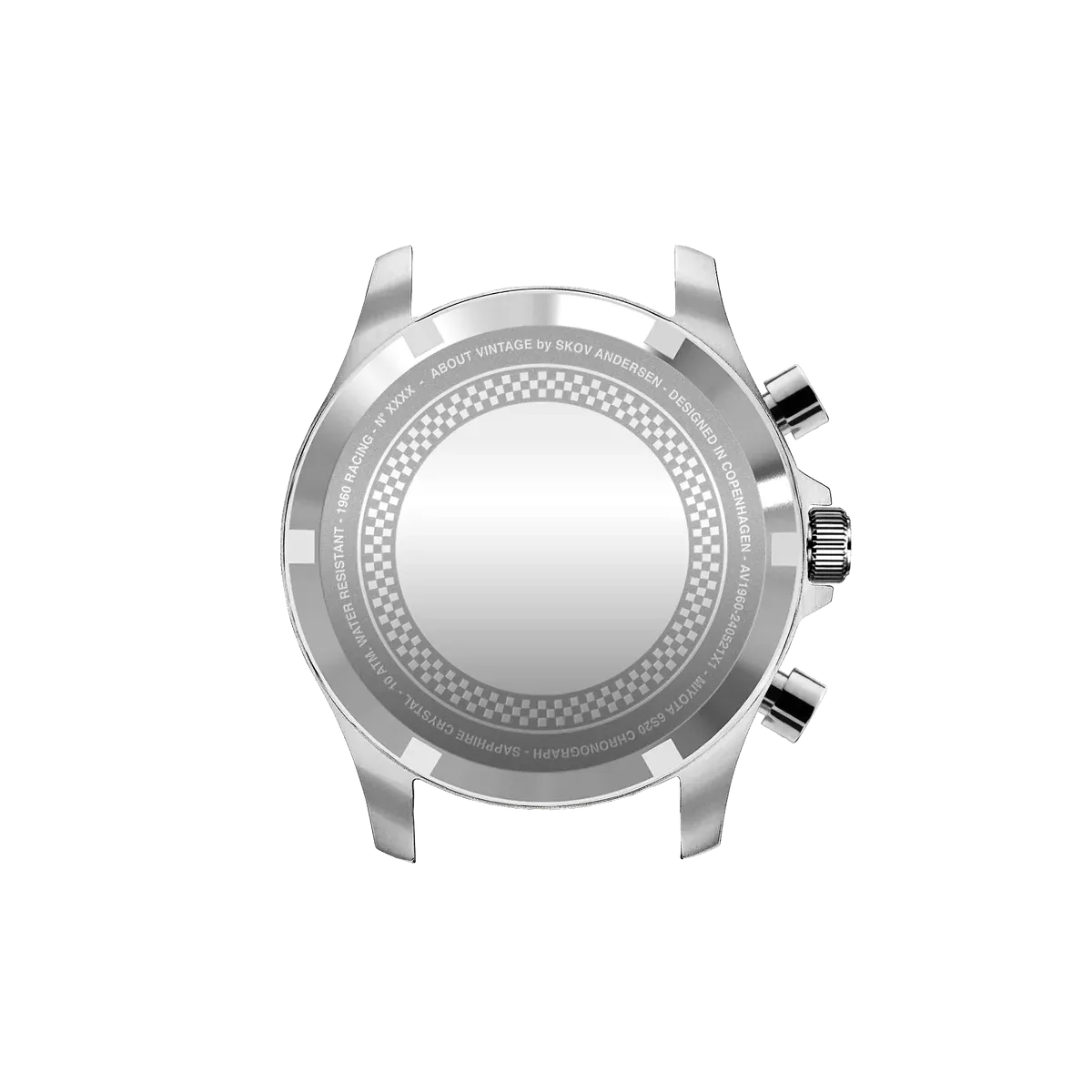 1960 Racing Chronograph, Steel / Off White (B)