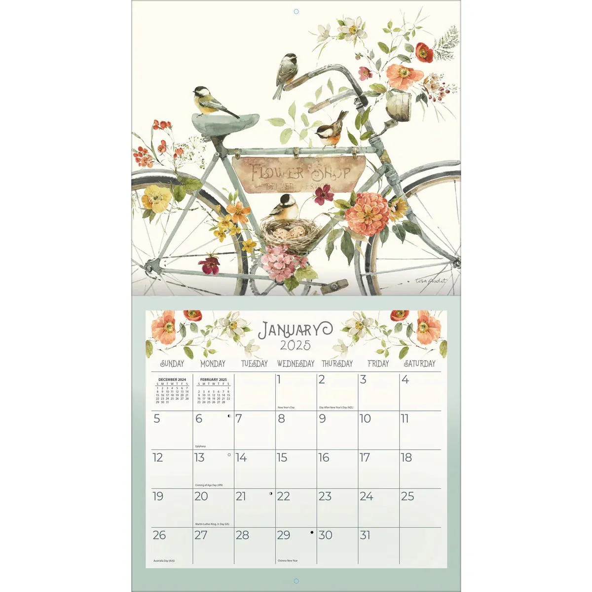 2025 Lang Wall Calendar - A Beautiful Ride