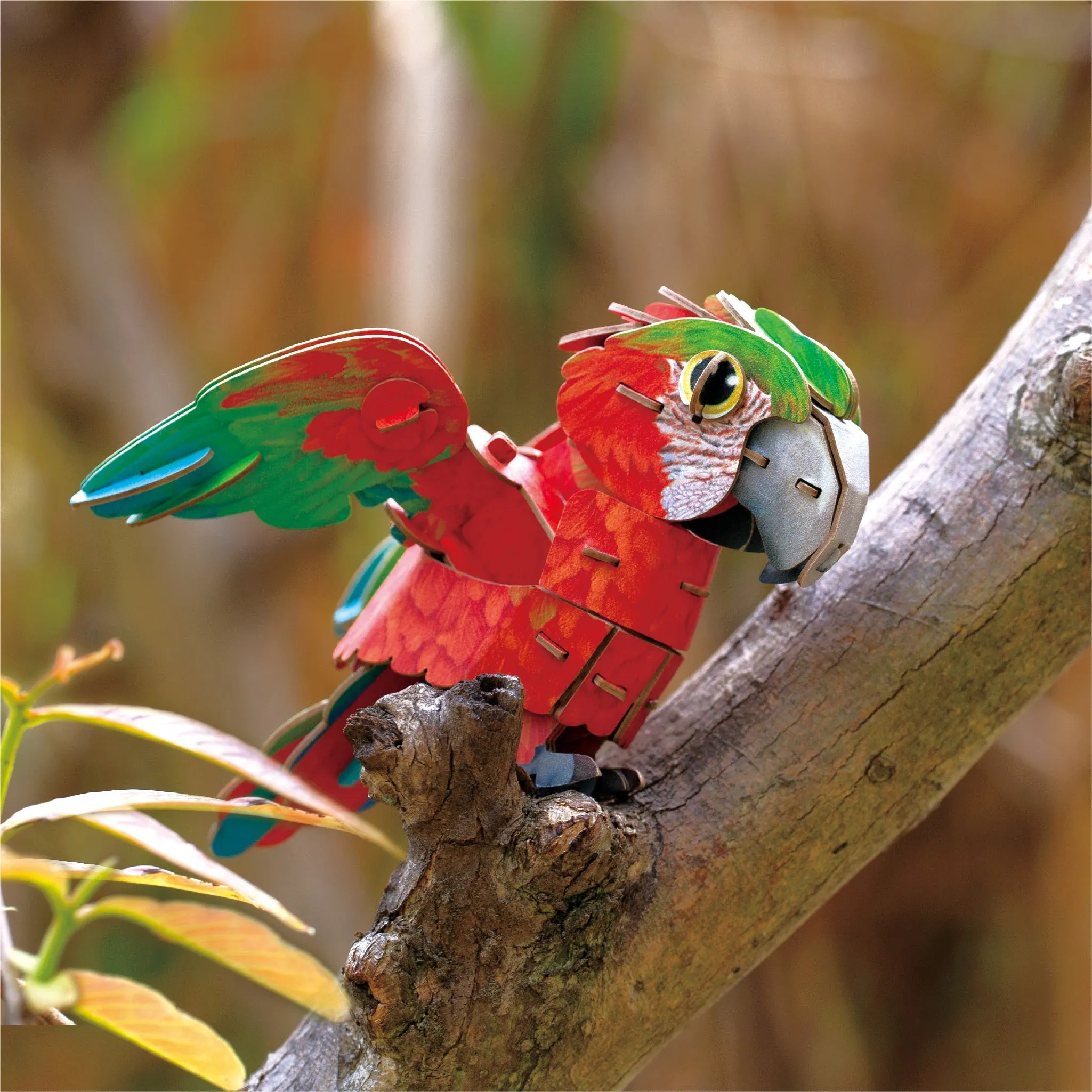 3D Mini Adjustable Puzzles Macaw - 8 