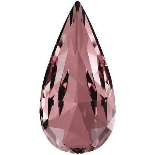 4322 Swarovski Teardrop Fancy Stones, Crystal Antique Pink (001 ANTP)