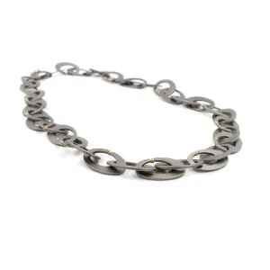 70412-01 TeNo Titanium and 18kt gold Necklace