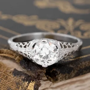 .75ct Antique Old European Cut Diamond Solitaire