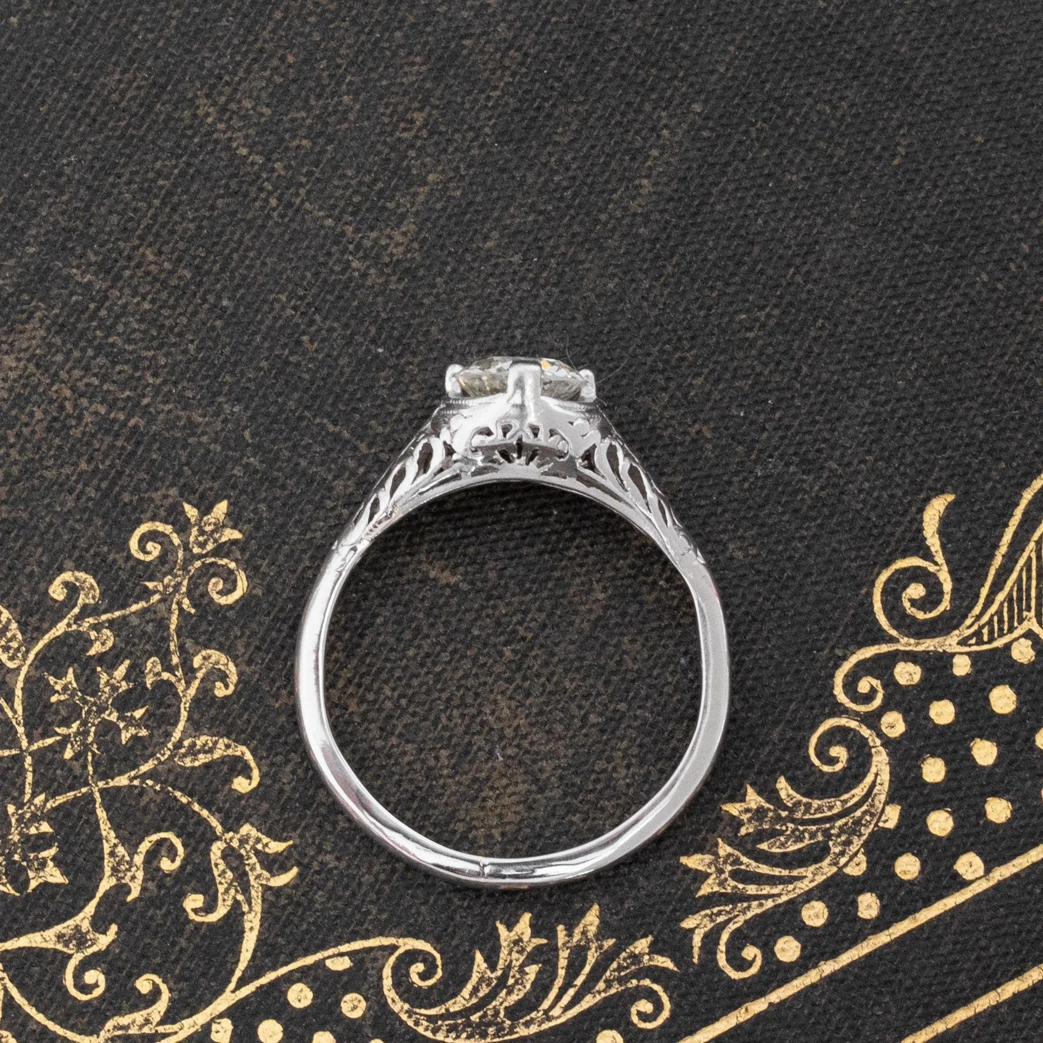 .75ct Antique Old European Cut Diamond Solitaire