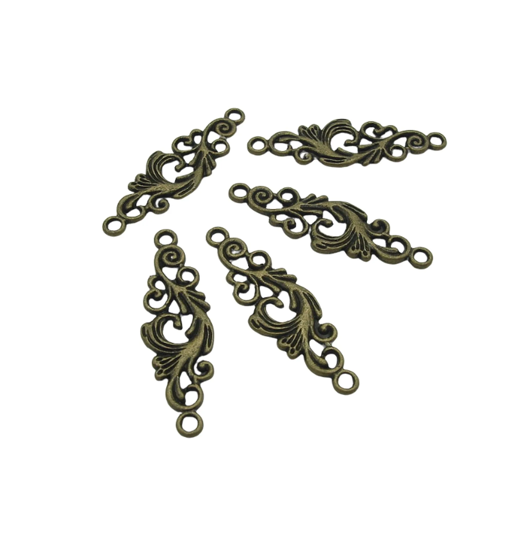 Alloy Filigree Charm Pendant Connector Jewelry Making Finding Supply.