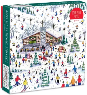 Arres Ski By Michael Storrings 1000pc Puzzle