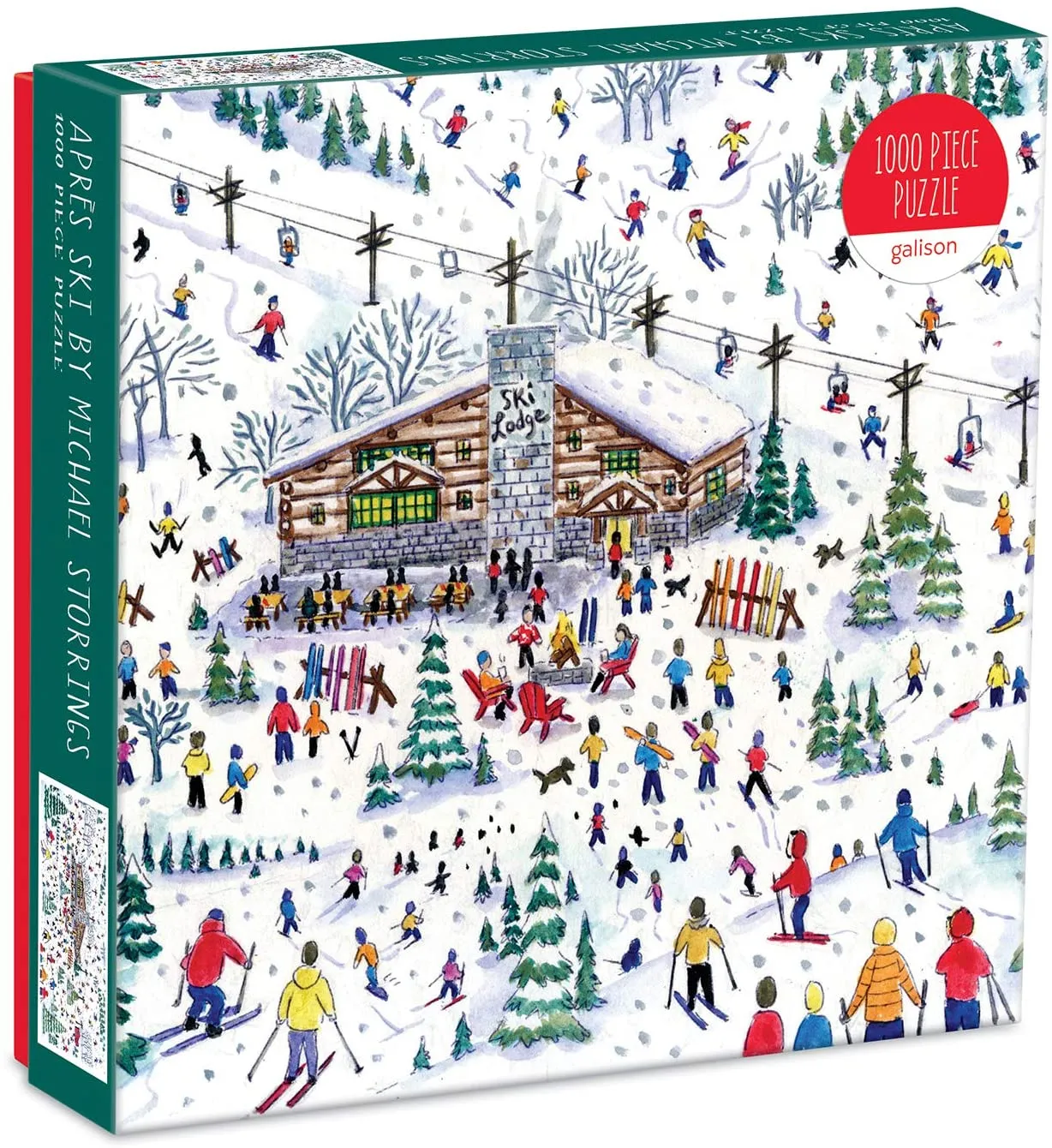 Arres Ski By Michael Storrings 1000pc Puzzle