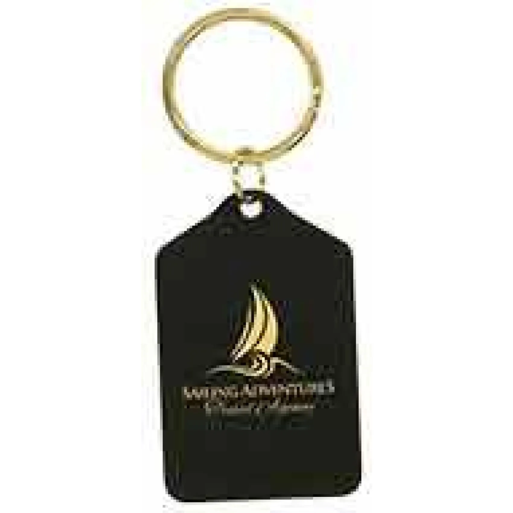 Black Brass Keychain