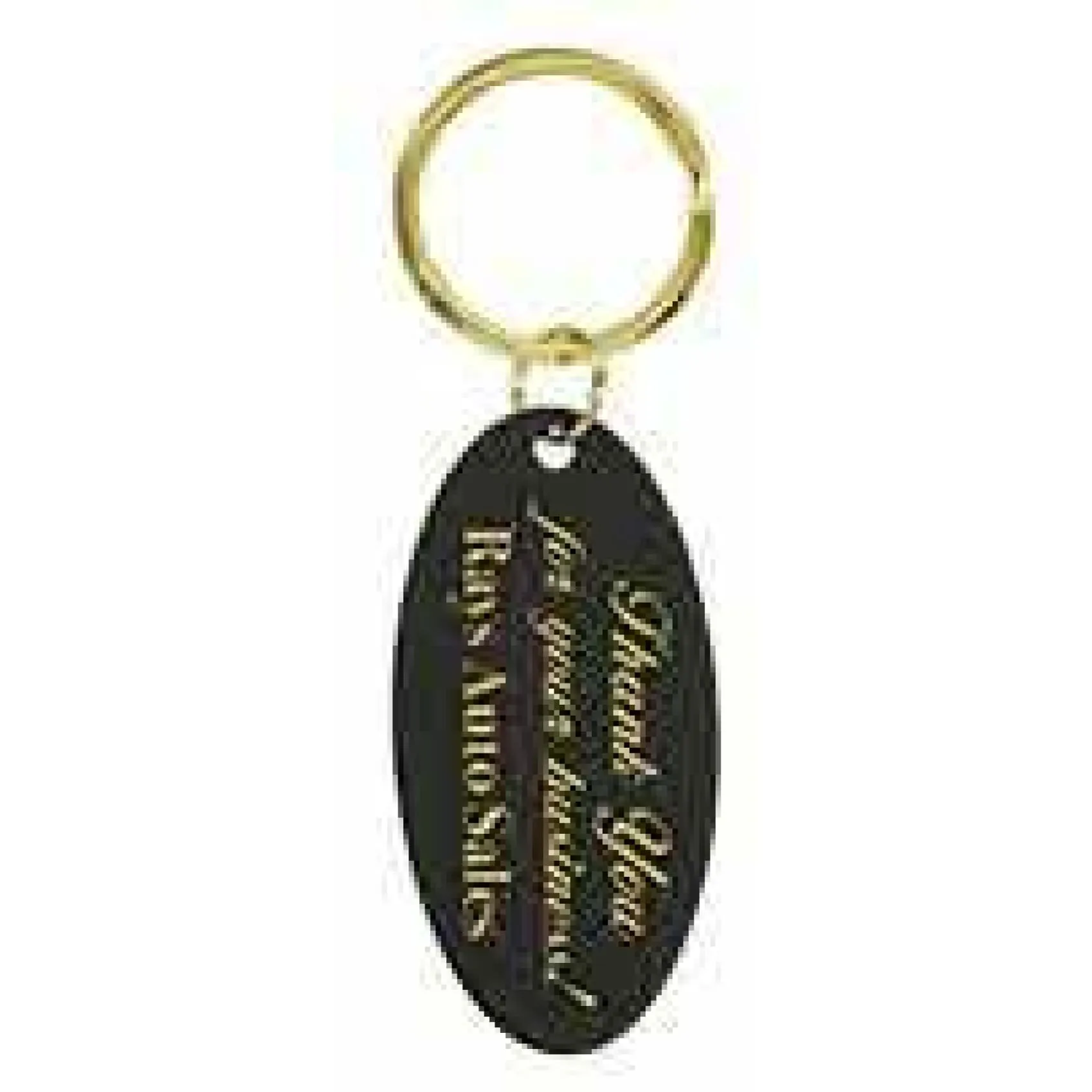 Black Brass Keychain