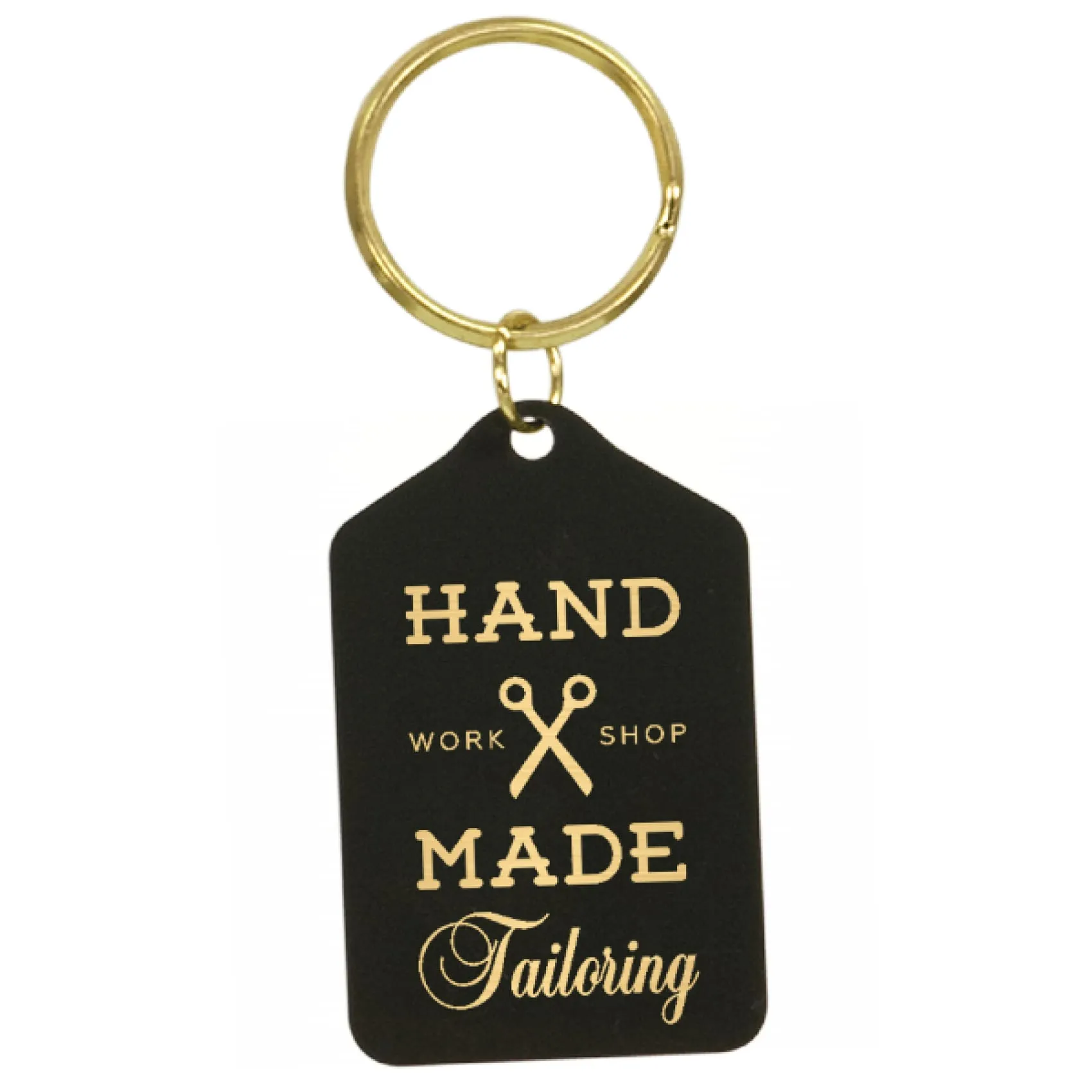 Black Brass Keychain