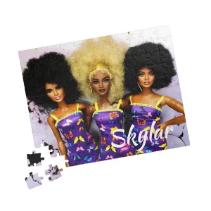 Black Doll Jigsaw Puzzle w/ Personalization - 110/252 Pieces