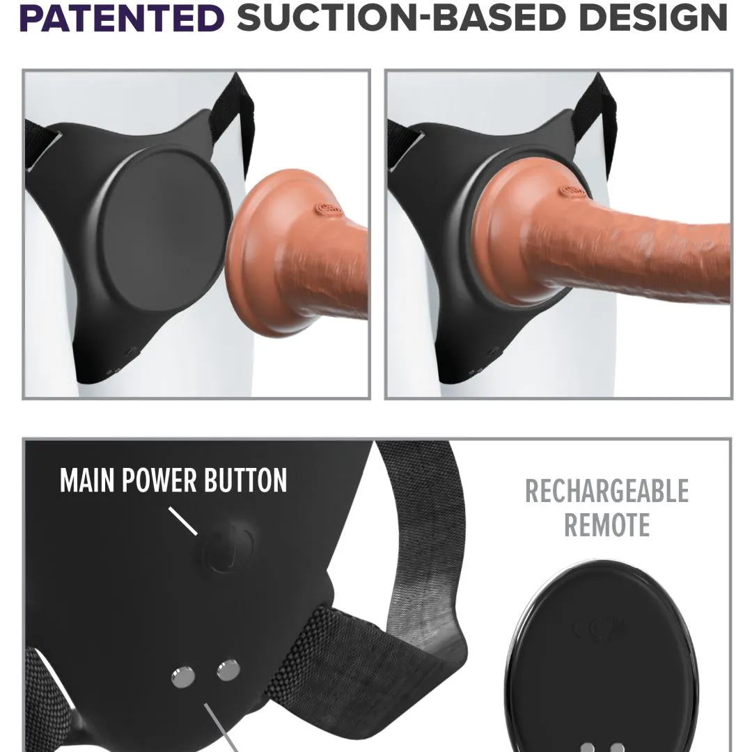 Body Dock G-Spot Pro Vibrating Suction Cup Harness