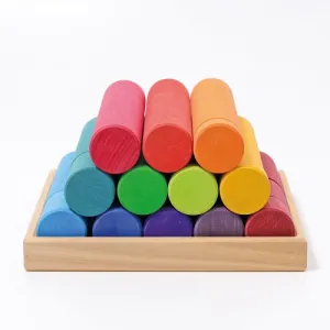 Building Rollers, Rainbow Large 25 pcs