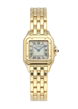 Cartier Panthere 1070 2 Yellow Gold Ladies Watch