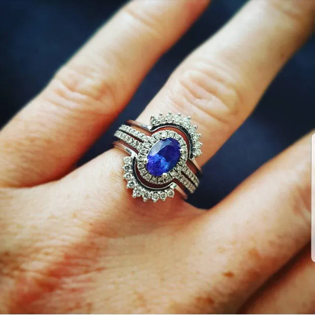 Classic Halo Ring Enhancer For Oval Stone Ring