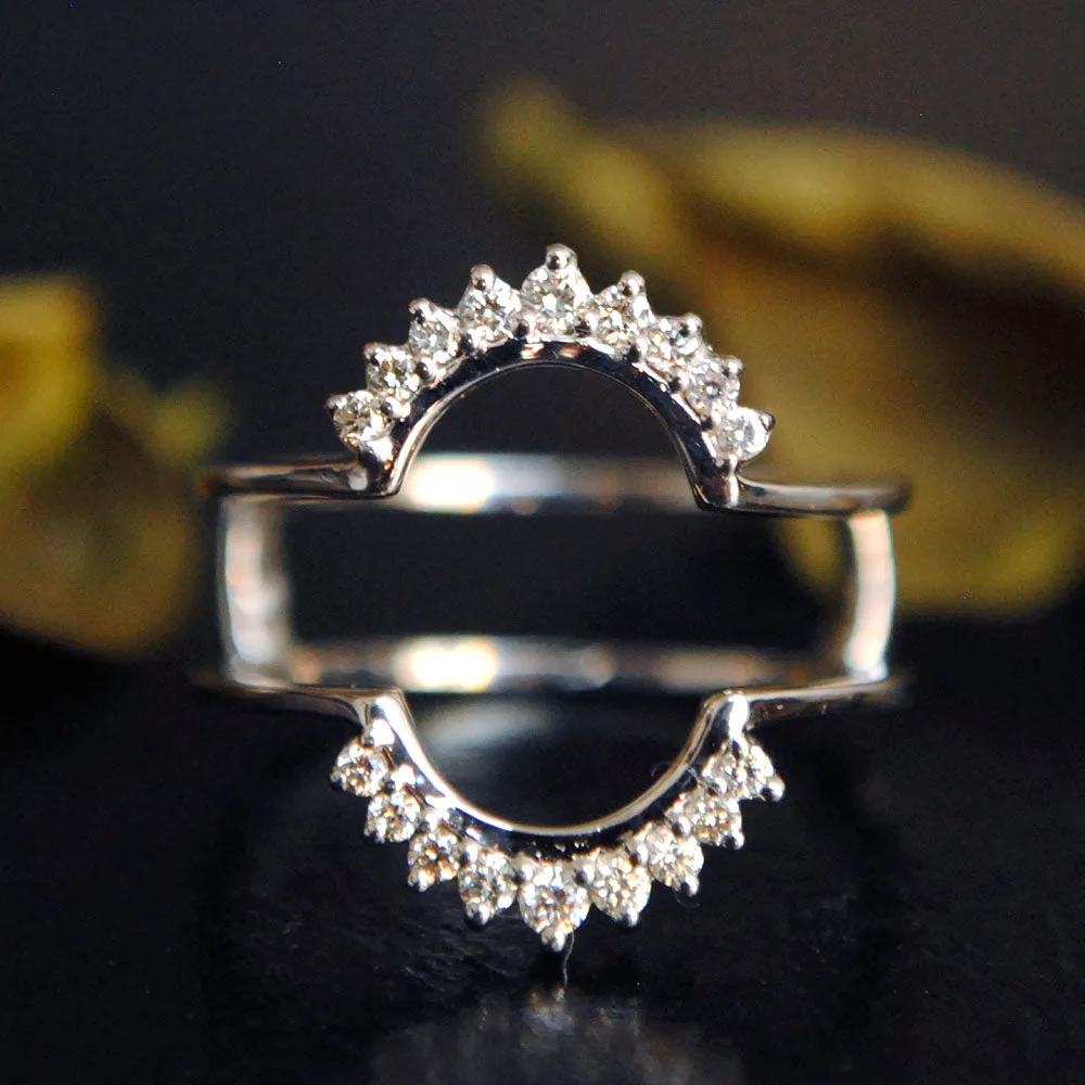 Classic Halo Ring Enhancer For Oval Stone Ring