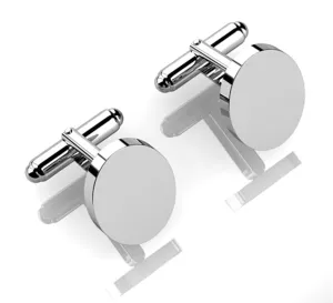 Classic Oval Sterling Silver Cufflinks By Krysaliis