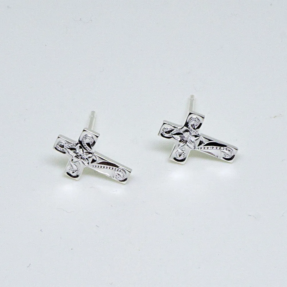 Cross Ear Pierce (Pair set)