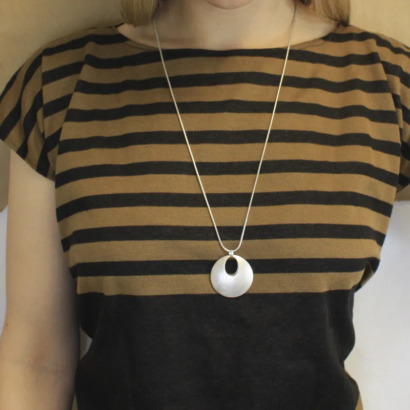 Cutout Discs Necklace