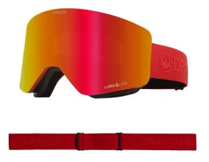 Dragon R1 OTG Snow Goggles Low Bridge Saffron / Lumalens Red Ion   Lumalens Rose