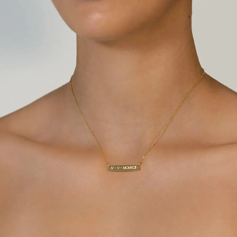 Engraved Necklace