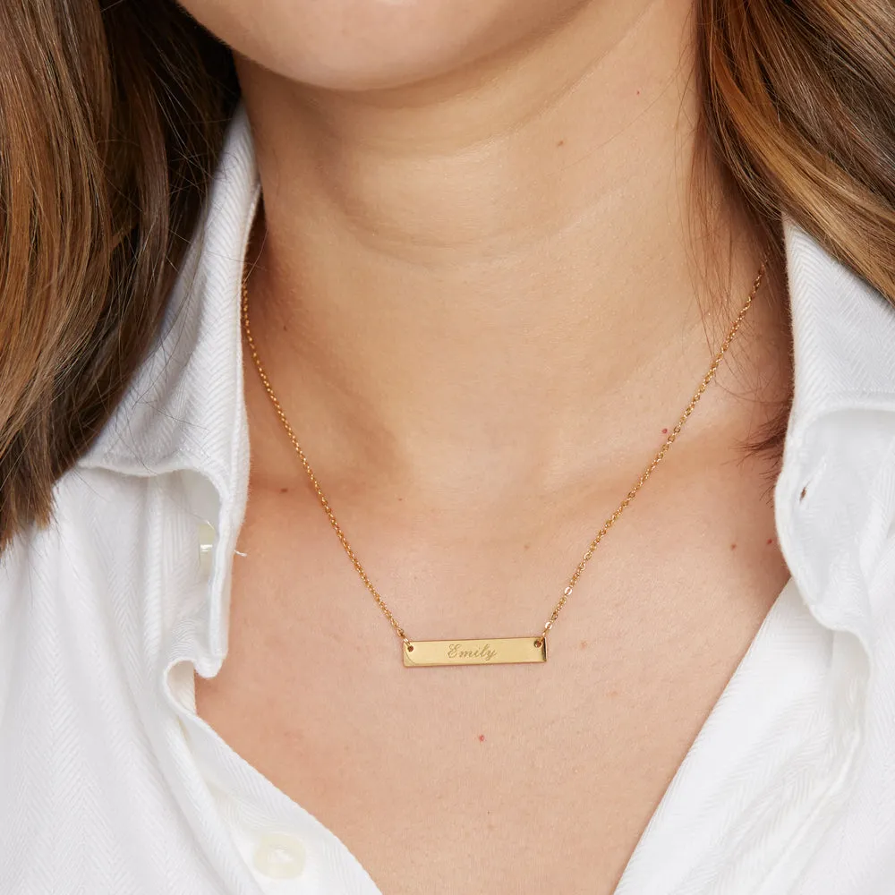 Engraved Necklace