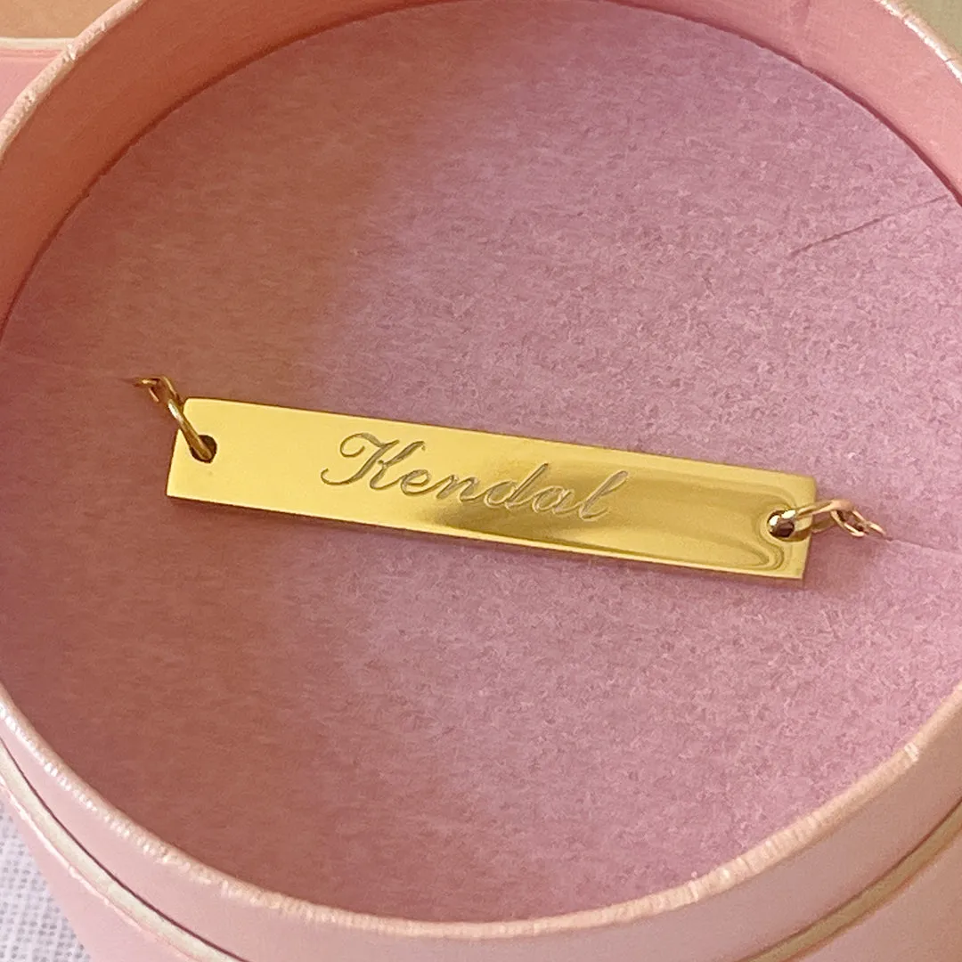 Engraved Necklace