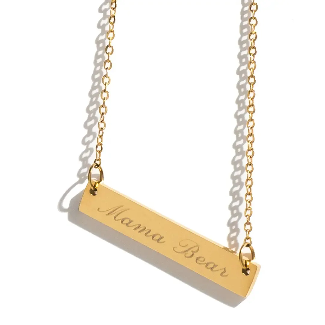Engraved Necklace