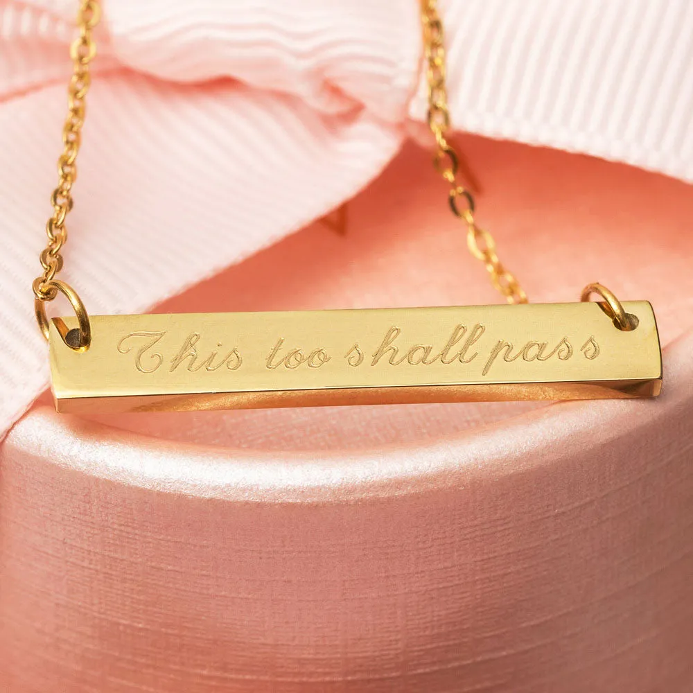 Engraved Necklace