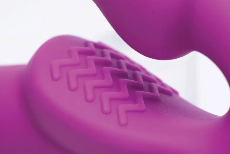 Evoke Vibrating Strapless Silicone Strap-on