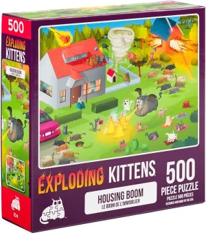 Exploding Kittens - Housing Boom 500 Piece Puzzle