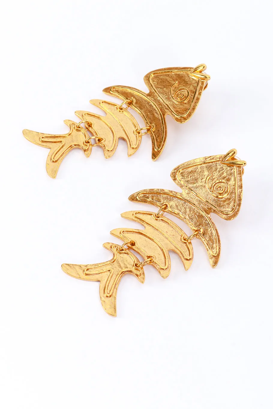 Fish Link Drop Earrings