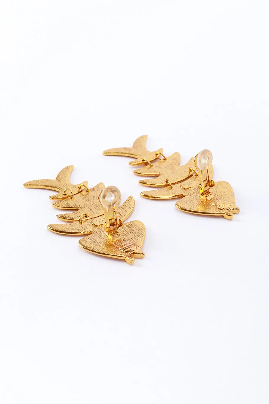Fish Link Drop Earrings