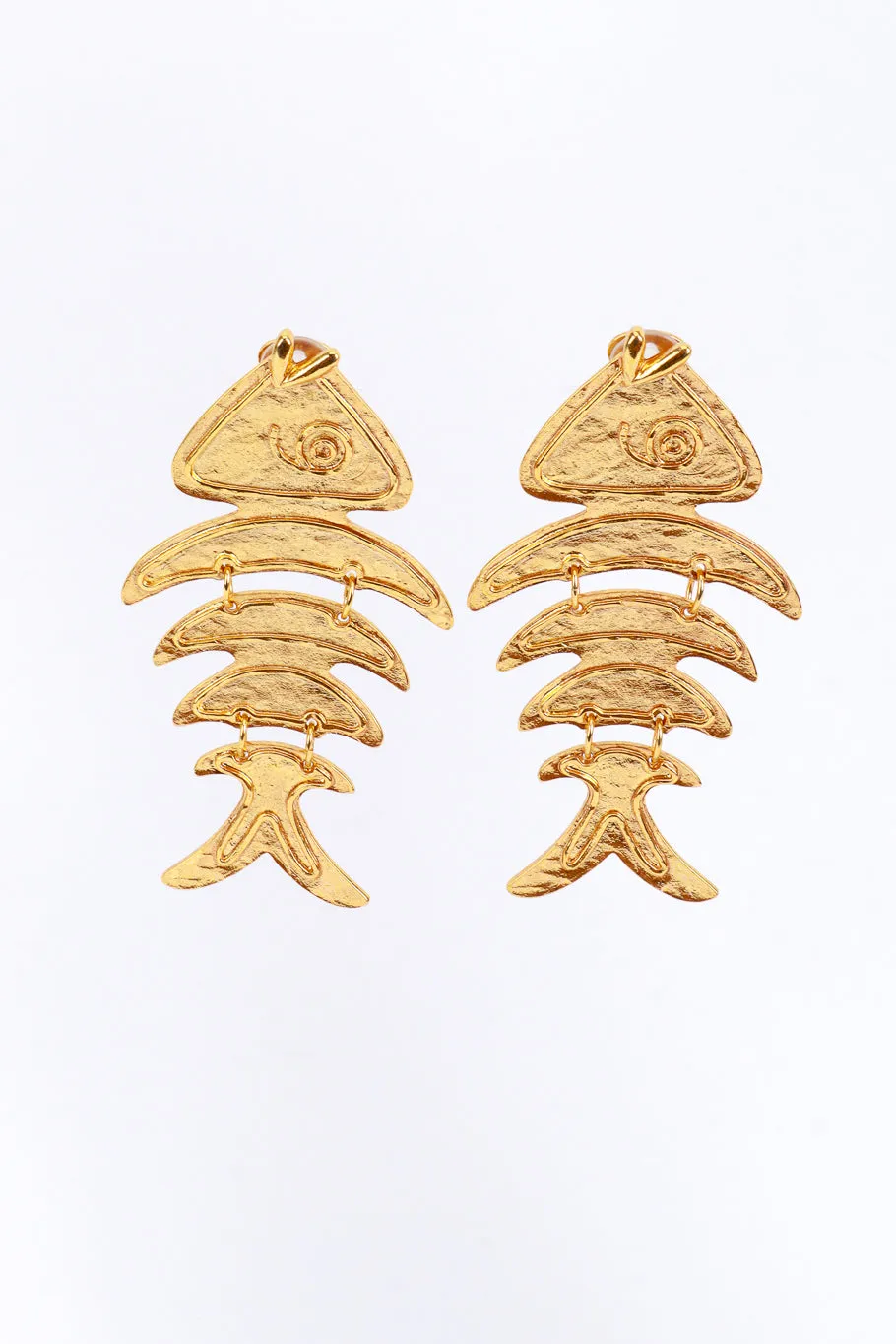 Fish Link Drop Earrings