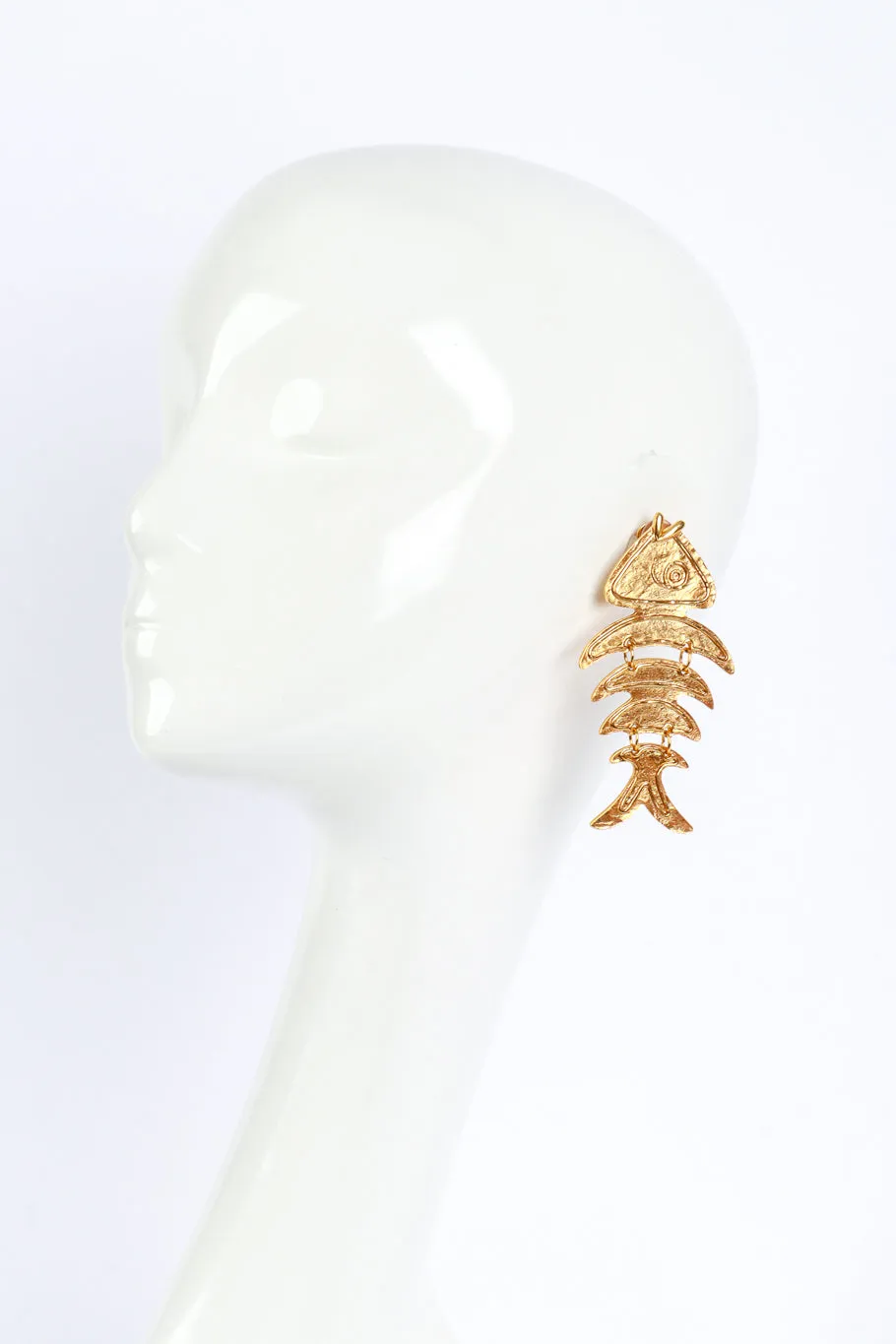 Fish Link Drop Earrings