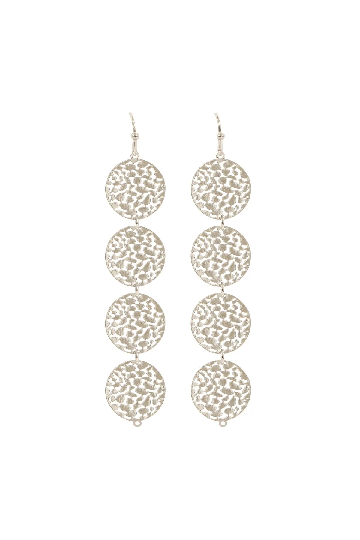 FOUR ROUND FILI DROP EARRINGS