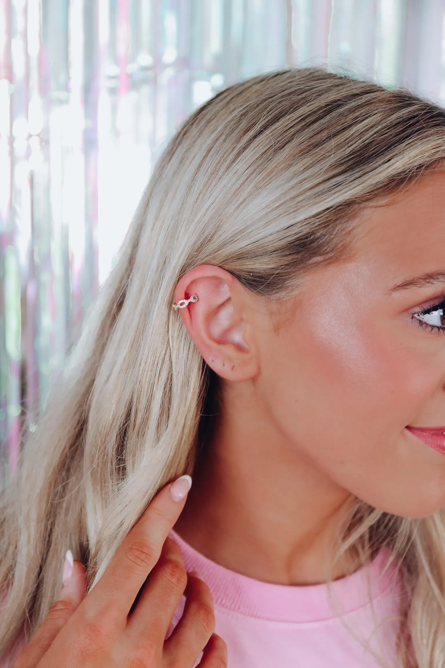 Glimmer Extreme Ear Cuff by B.b.Lila - Gold