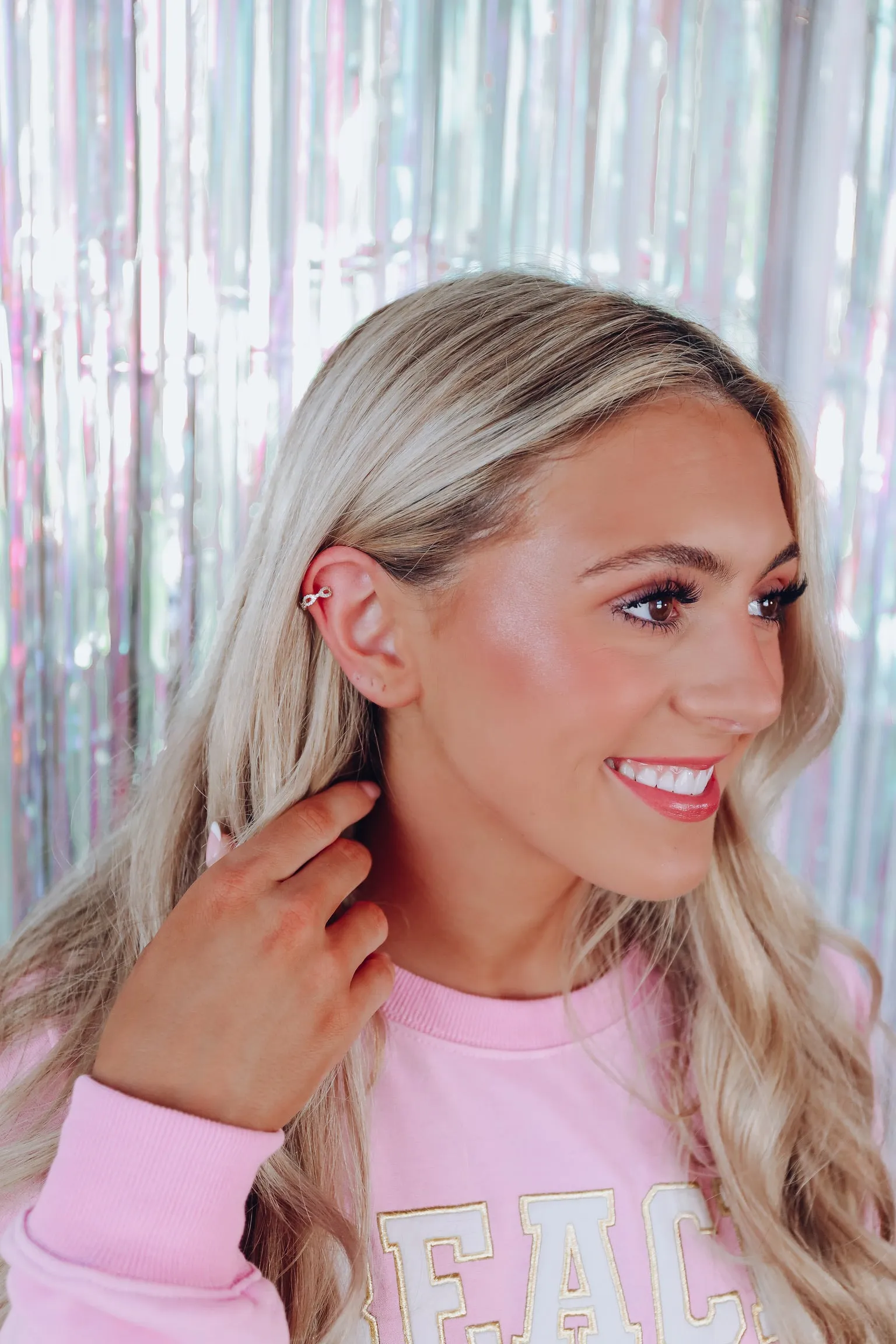 Glimmer Extreme Ear Cuff by B.b.Lila - Gold