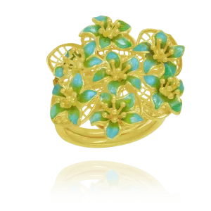 Golden Bouquet Ring