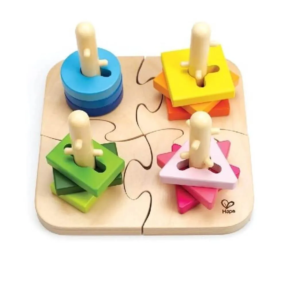 Hape Creative Wooden Peg Puzzle