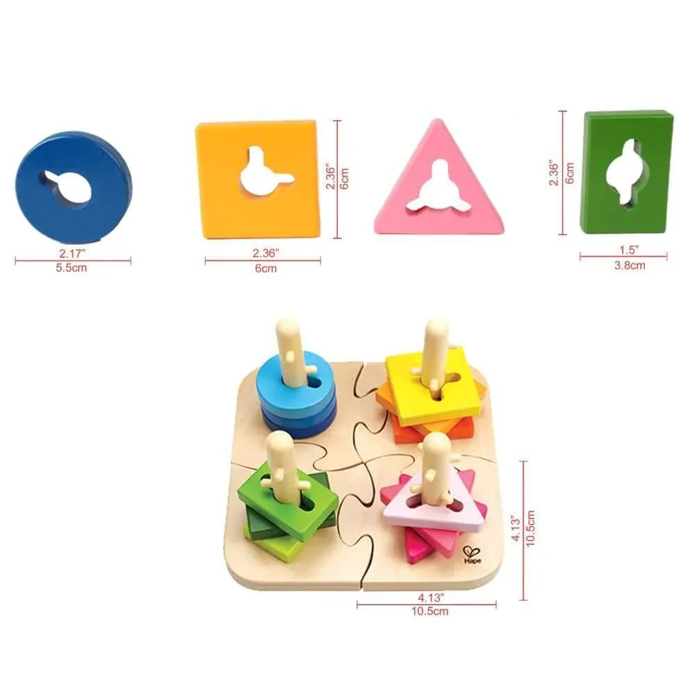 Hape Creative Wooden Peg Puzzle