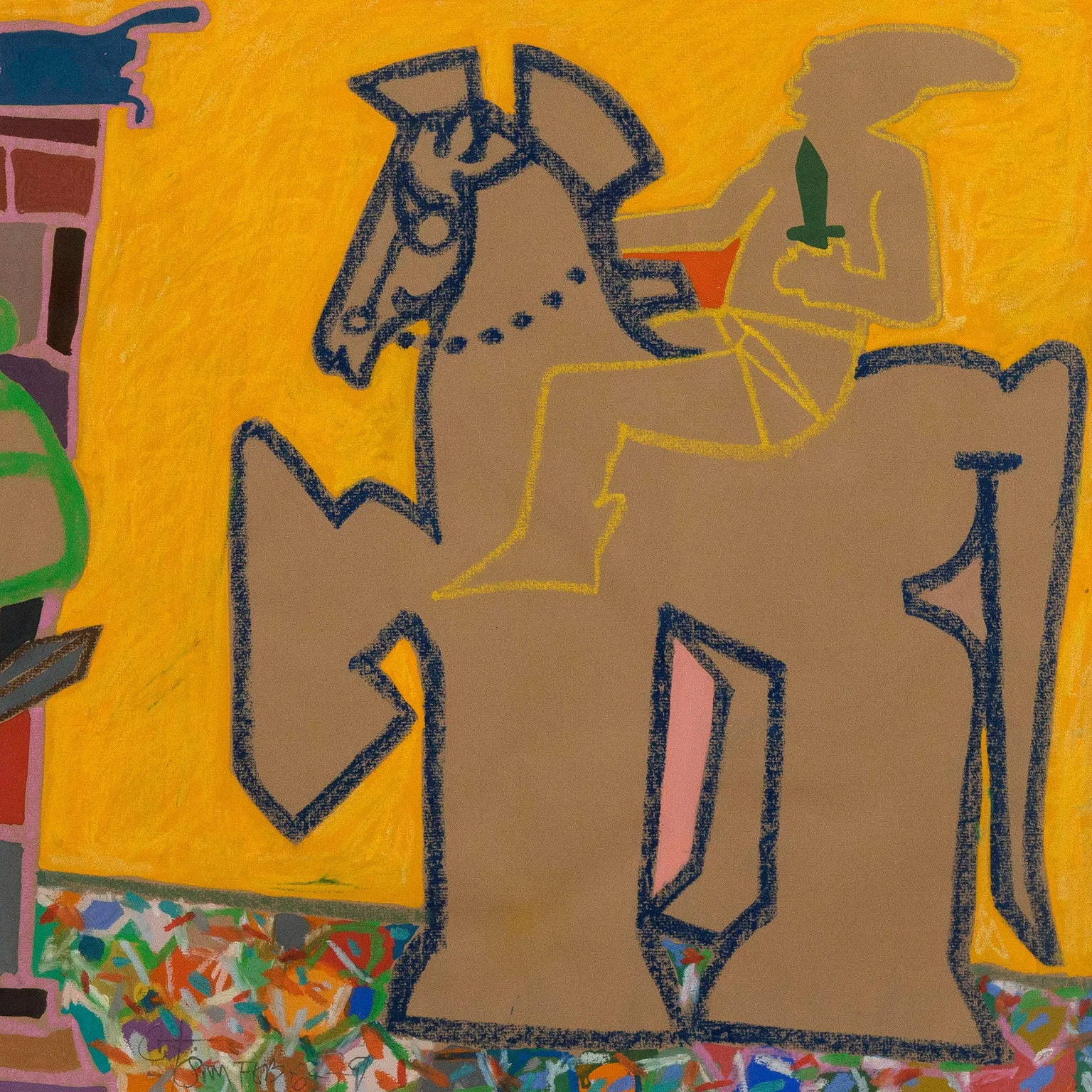 HAROLD TOWN "GOD SERIES #22", 1979