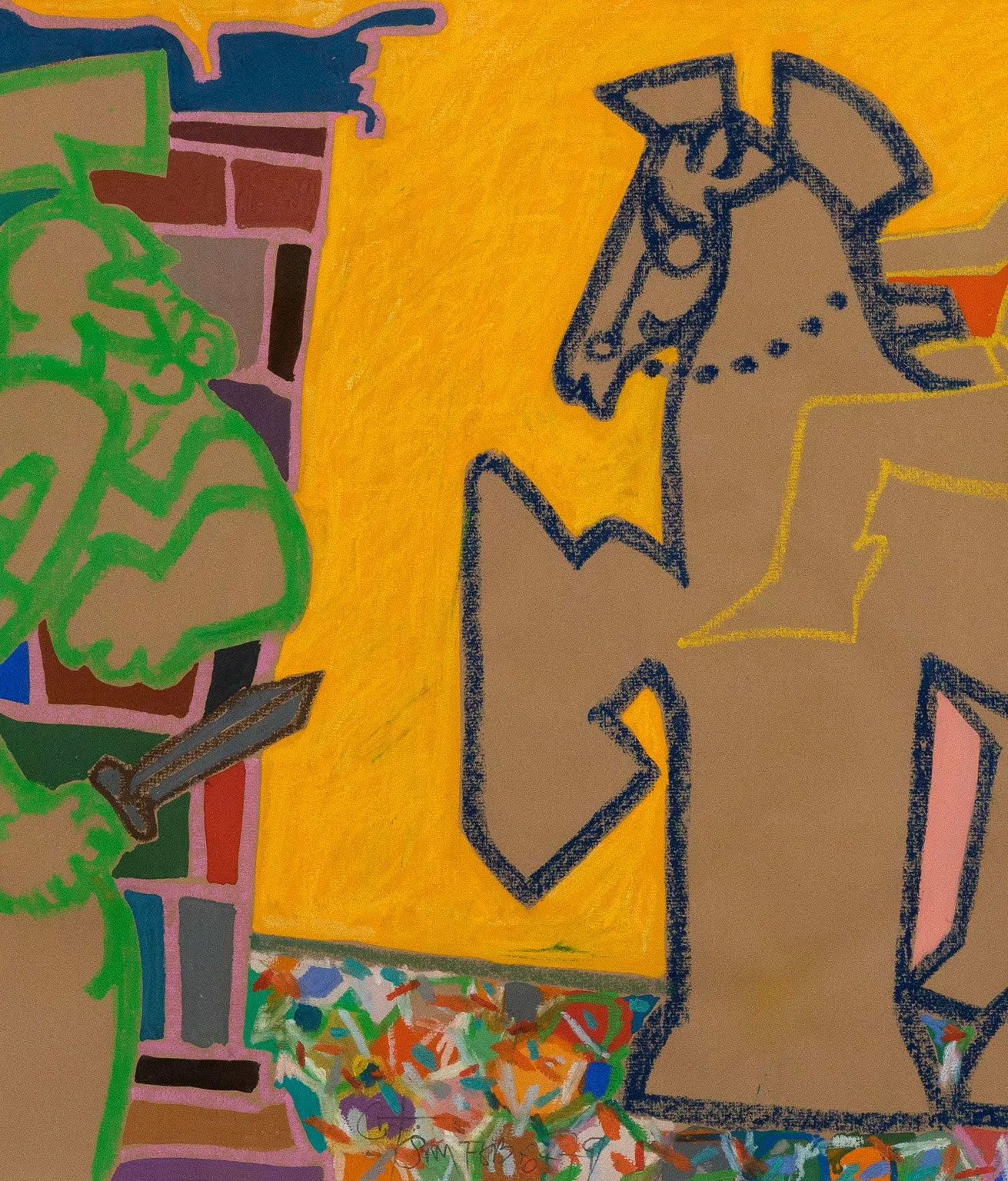 HAROLD TOWN "GOD SERIES #22", 1979